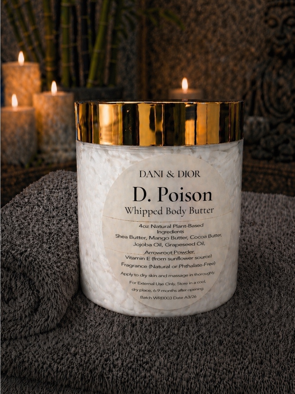 4oz D. Poison Whipped Body Butter